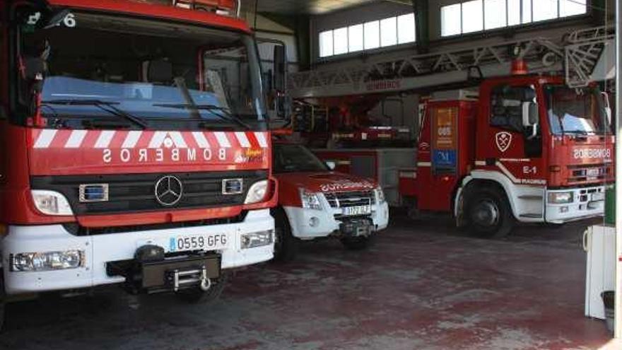 Instalaciones del actual parque de Bomberos situado en la carretera de Sevilla.