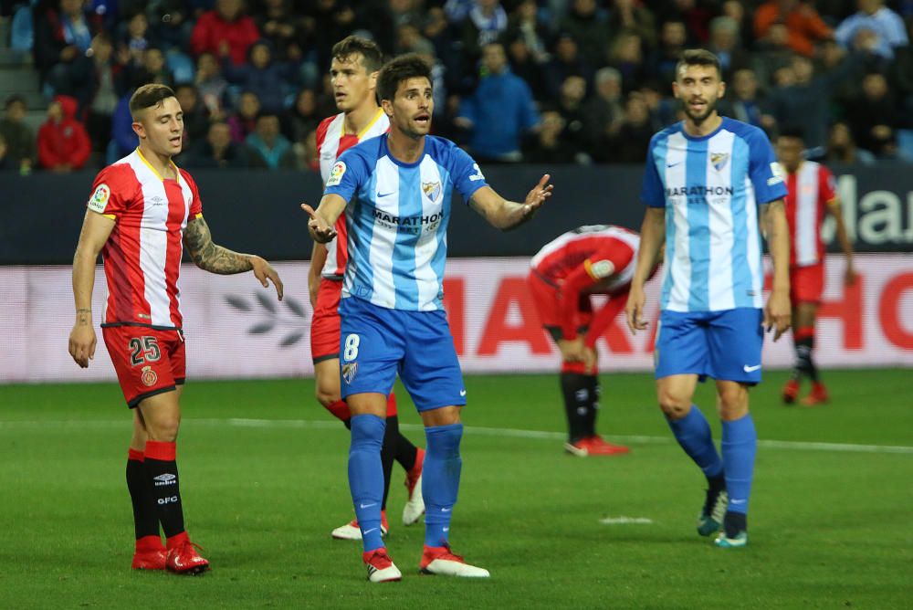 Les millors imatges del Màlaga - Girona (0-0)