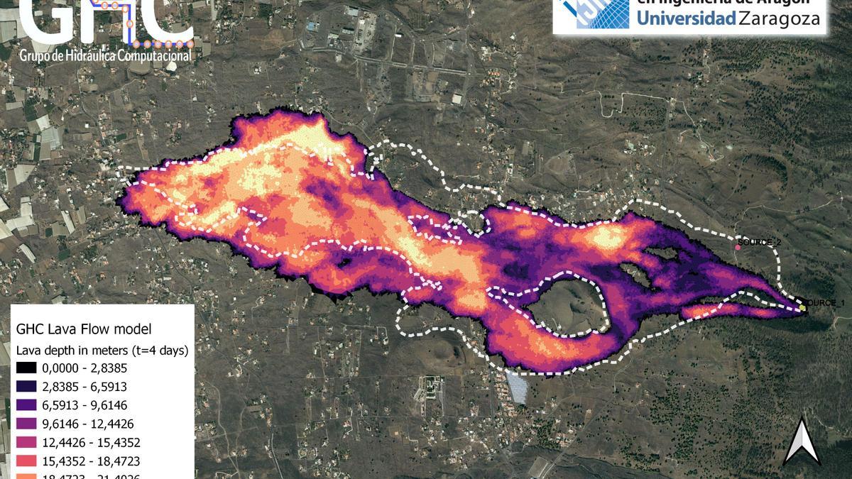 Un estudio aragonés predice la conducta del volcán de La Palma