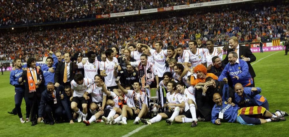 Diez años del último título de Copa del Rey del Valencia CF