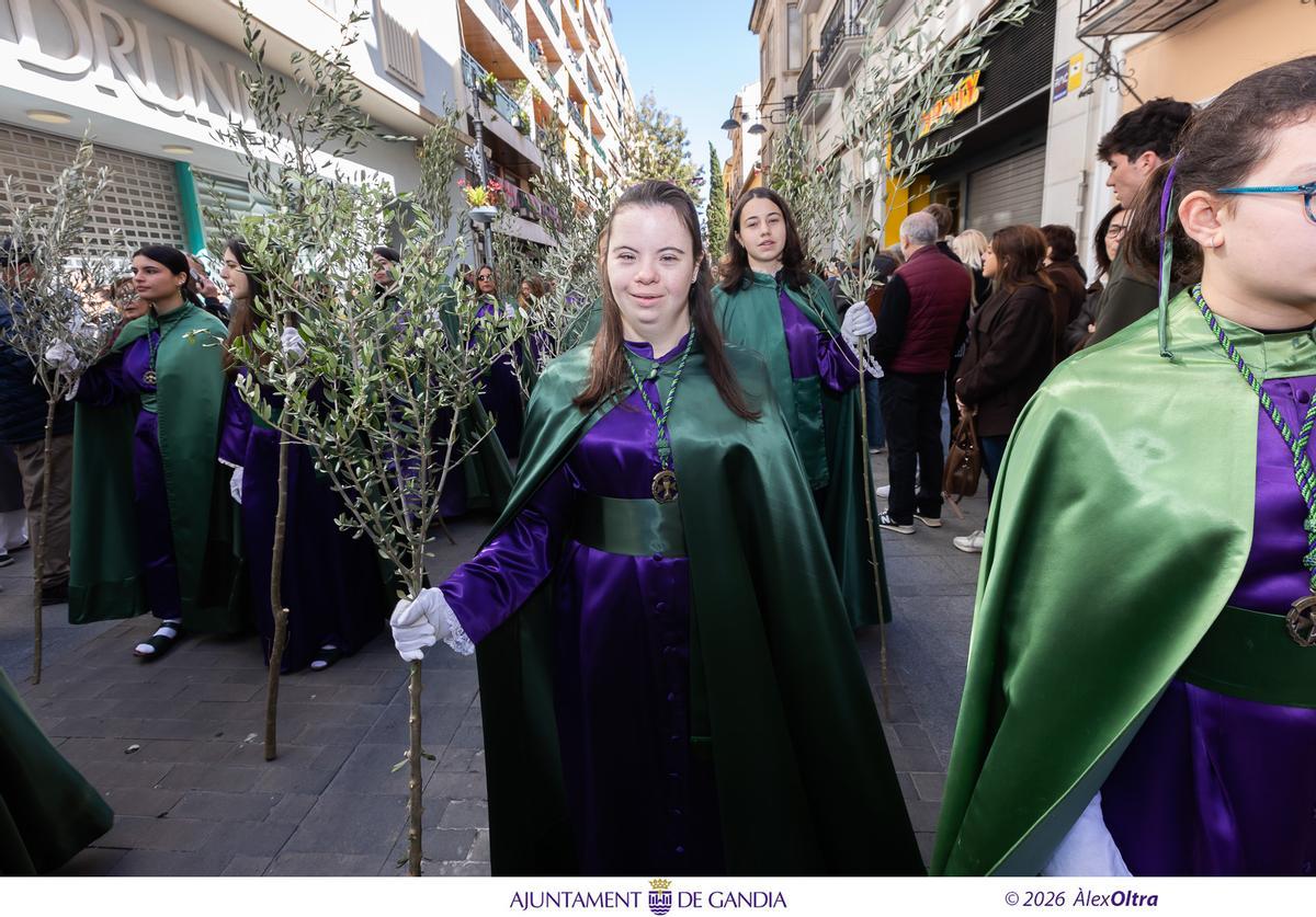 Gandia abre la Semana Santa con el Domingo de Ramos y el Vía Crucis Viviente