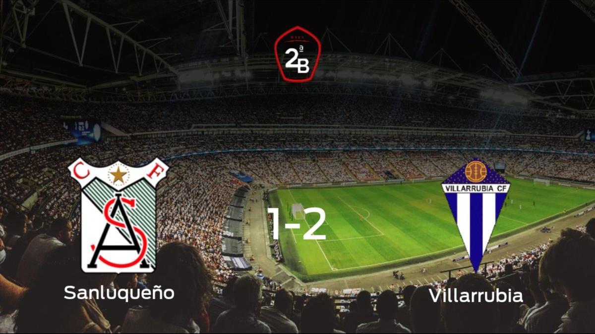 El Villarrubia se lleva tres puntos a casa después de vencer 1-2 al At. Sanluqueño