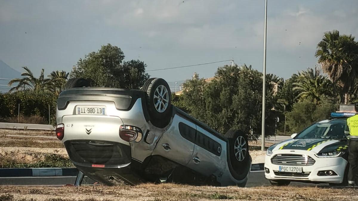 Imagen del accidente ocurrido en Alicante.
