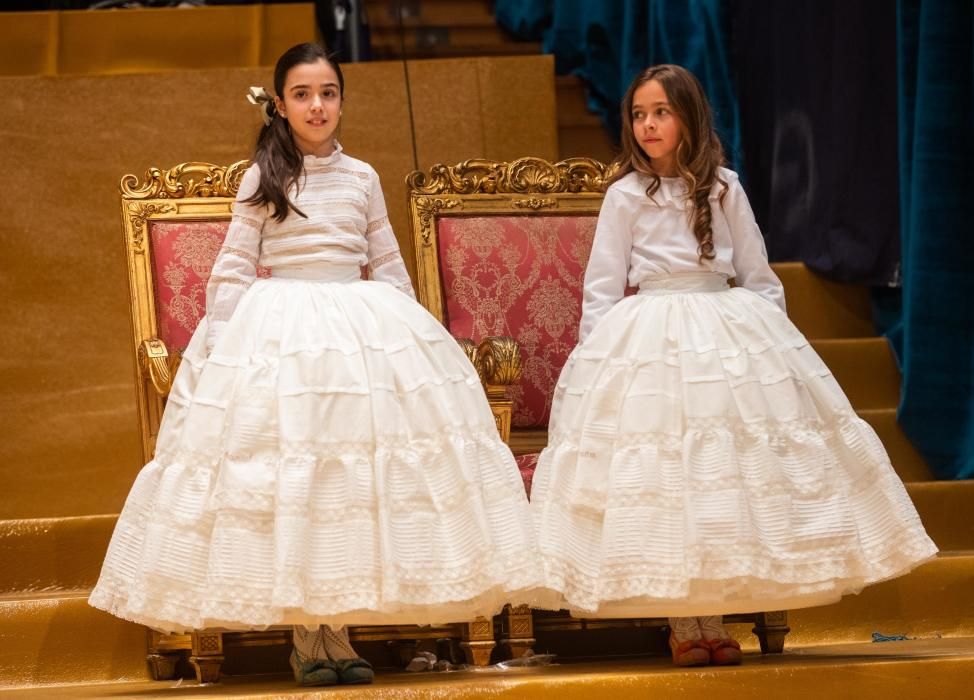 Ensayo de la exaltación de la falleras mayores de València 2019