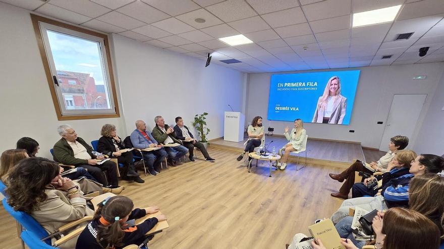 Encuentro de suscriptores de FARO con Desirée Vila