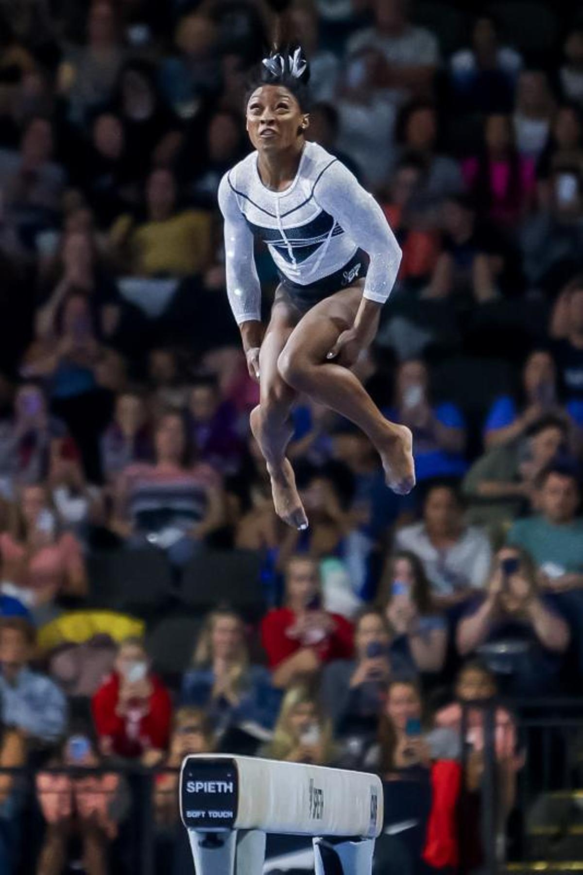 La increible Simone Biles, vuelve a la acción