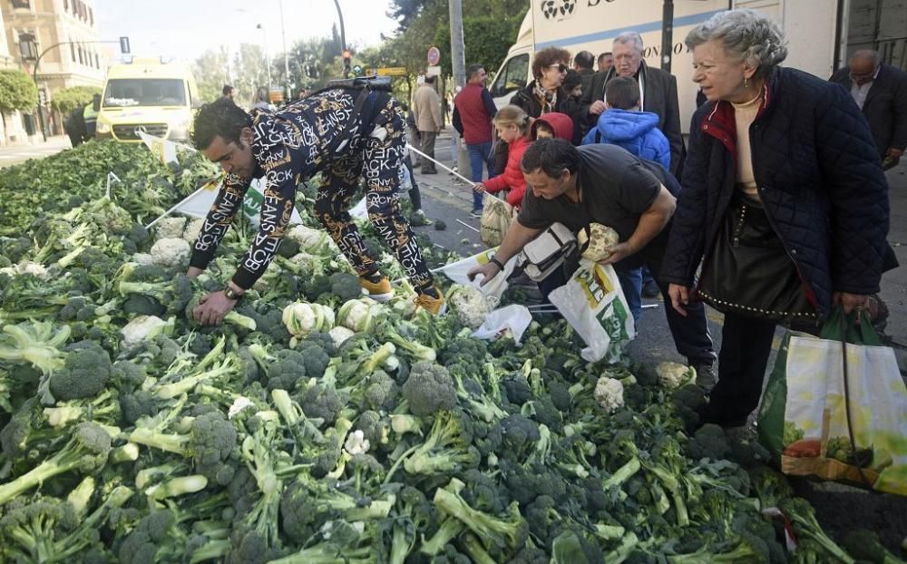 Así ha sido la manifestación de los agricultores en Murcia (II)