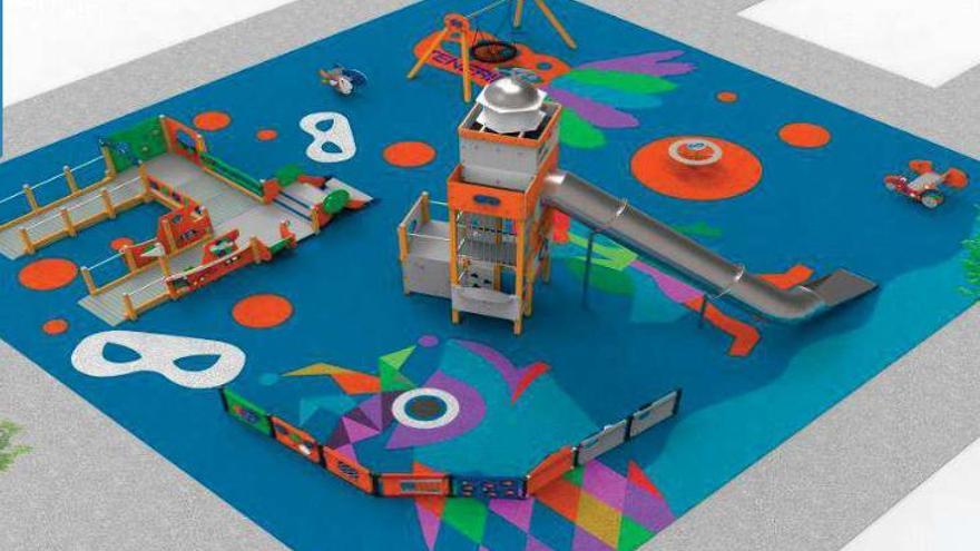 Dos nuevos parques infantiles temáticos para Santa Cruz por 354.000 euros