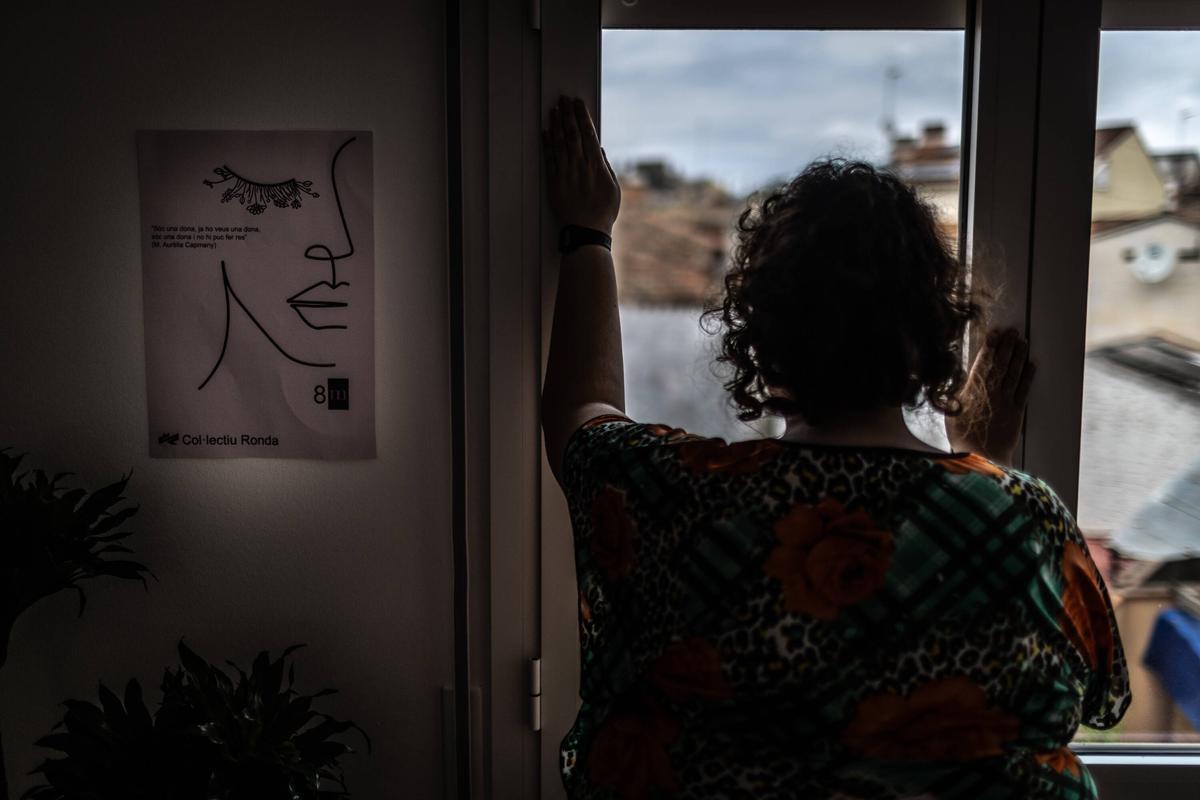 barcelona 17/05/2024 Política. fotos a Paloma, una víctima de violencia, de Rubí, de 40 años. AUTOR: JORDI OTIX