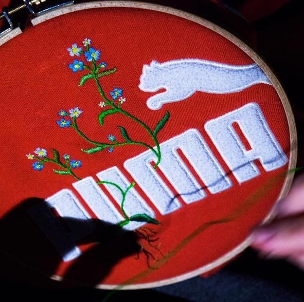 Bordados de James Merry: Sudadera de Puma