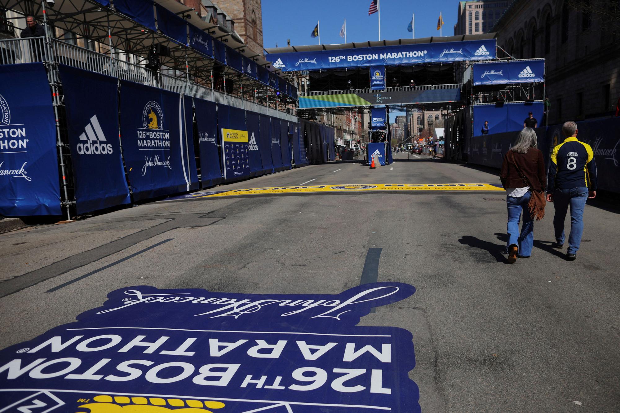 Homenaje a las víctimas del Maratón de Boston