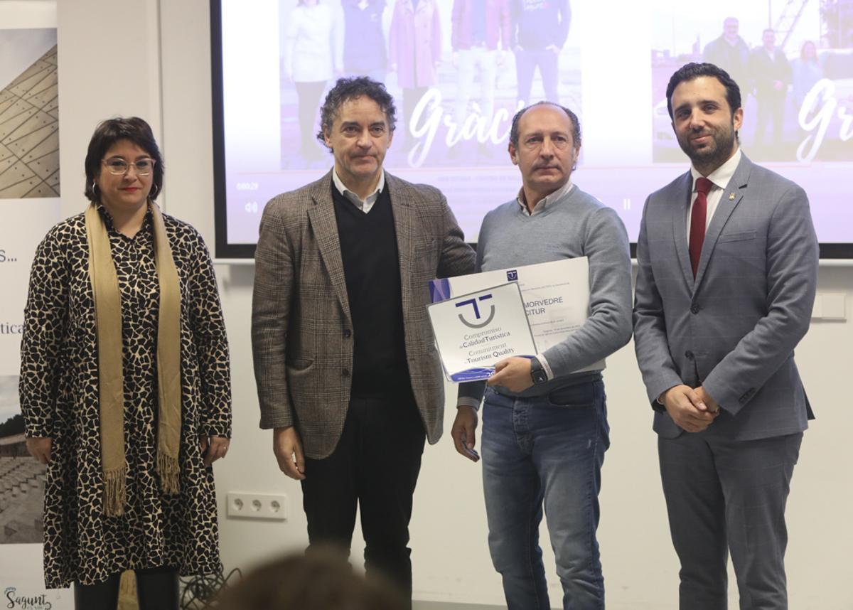 Sagunt reconoce el trabajo de las empresas que crean el entorno necesario para un turismo de calidad