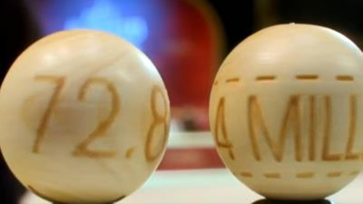 El 72.897 es el número del Gordo de la Lotería de Navidad 2020.