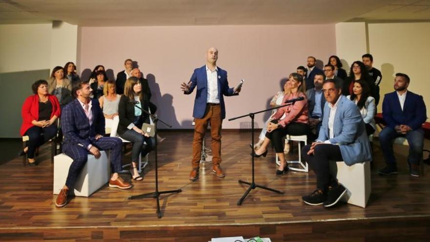 Imagen de la presentación de la candidatura de Sueña Torrevieja con Pablo Samper como alcaldable