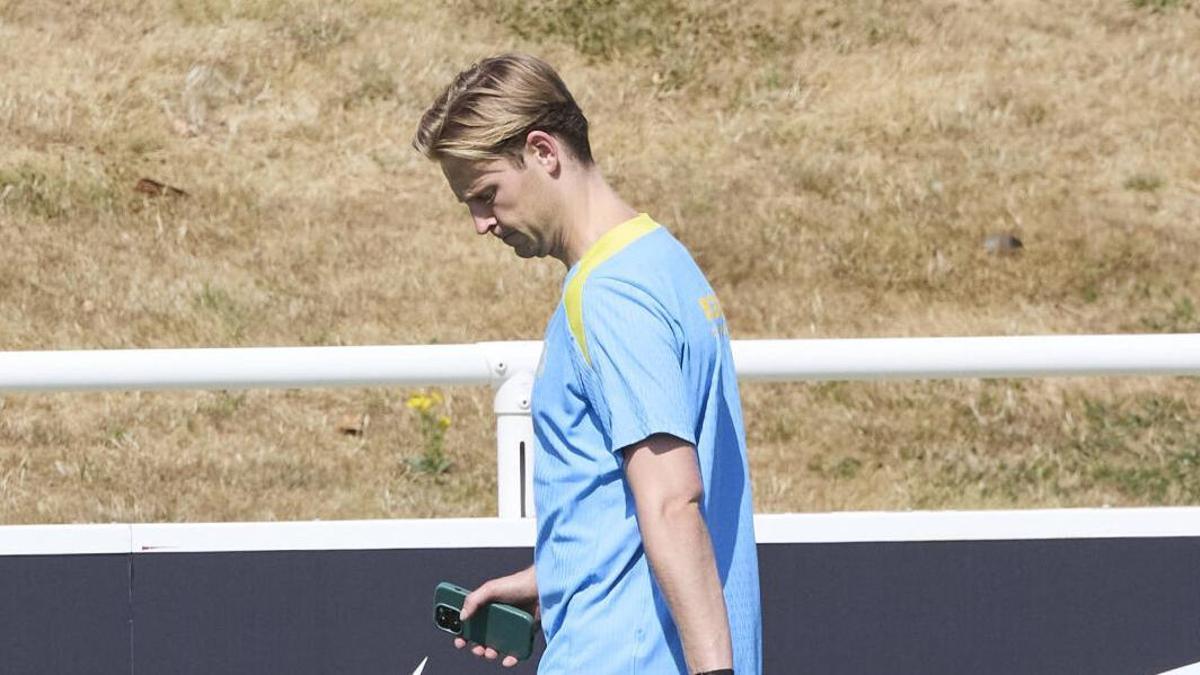 Cabreo en el Barça con De Jong