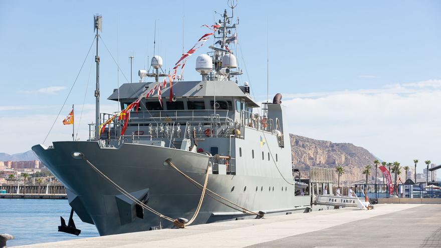 El patrullero &quot;Tarifa&quot; puede visitarse este miércoles en el puerto de Alicante