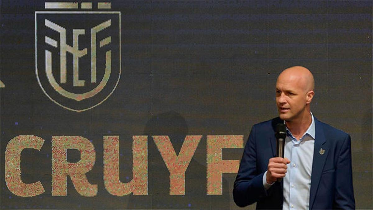 Jordi Cruyff fue anunciado como seleccionador de un Ecuador renovado
