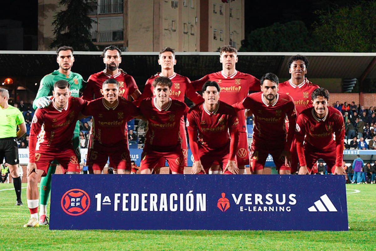 Alineación titular del Tenerife en su visita al Talavera.