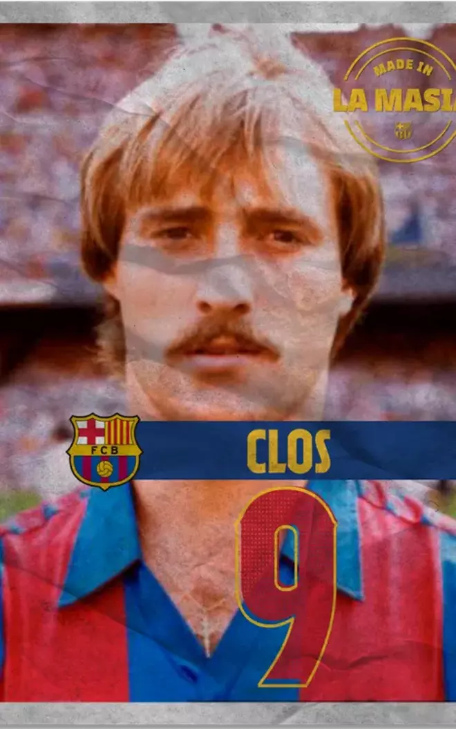 9. Francisco Javier CLOS 2/10/82. Debut en Liga At. Madrid – FCB 1982-83. 92 Partidos oficiales