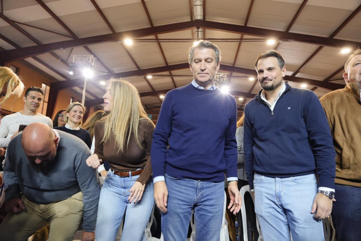 FOTOGALERÍA | El acto de Feijóo y Guardiola en Lobón, en imágenes