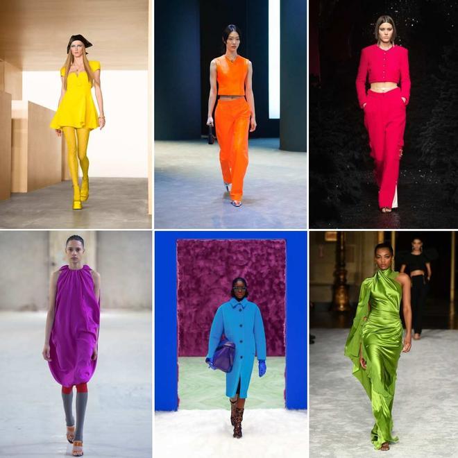 Los colores vibrantes de la pasarela otoño-invierno 2021-2022: Versace, Salvatore Ferragamo, Chanel, Atlein, Prada y Christian Siriano