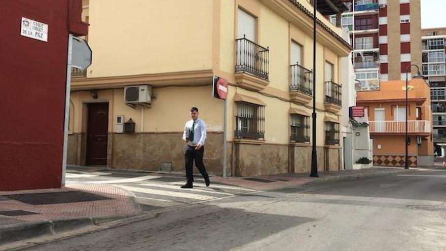 Imagen de la calle Virgen de la Paz de Mijas.