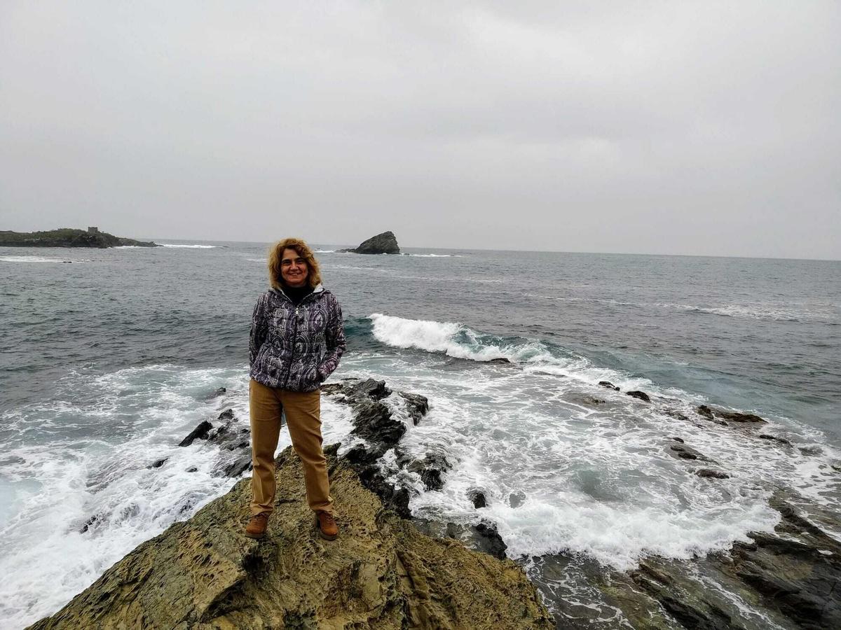 Blanca Sala Reig a Cadaqués.