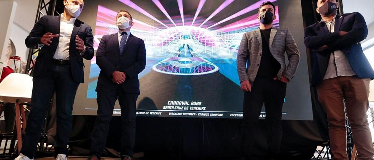Momento de la presentación del escenario del Carnaval 2022.