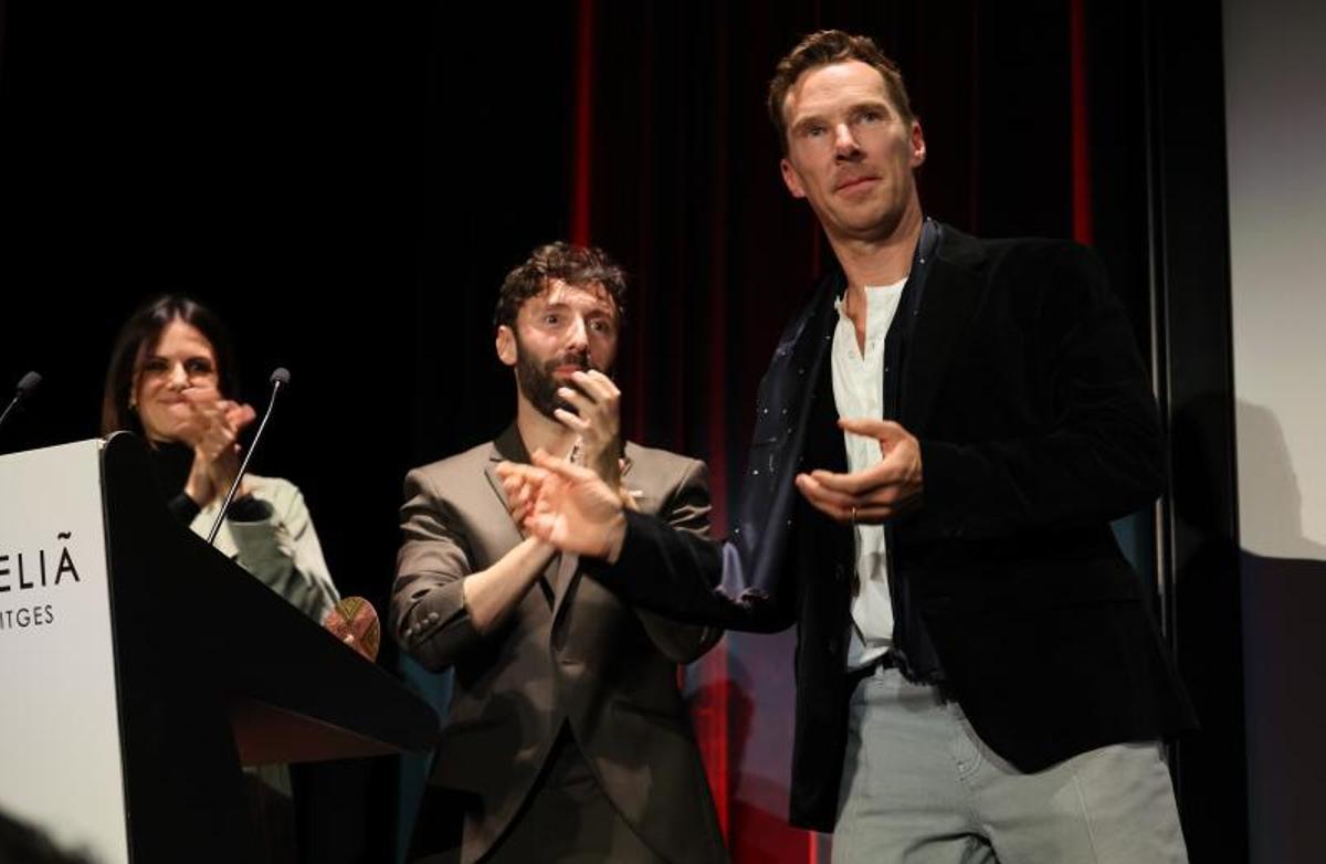 El actor Benedict Cumberbatch ovacionado en Sitges