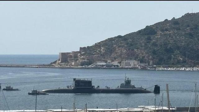 El S-82 en el puerto de Cartagena en una imagen de archivo
