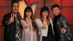 Beret, Aitana, Rozalén y Blas Cantó, asesores de ’La voz kids’.