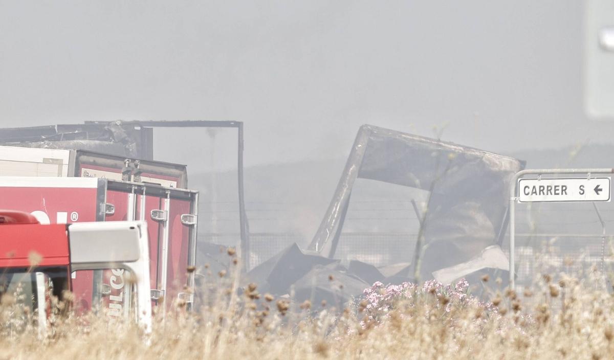 INCENDIO EN MERCAPALMA