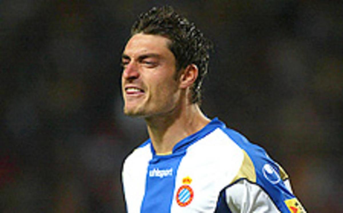 Albert Riera, el 2007, quan encara jugava a l’Espanyol. Foto: JOAN CORTADELLAS