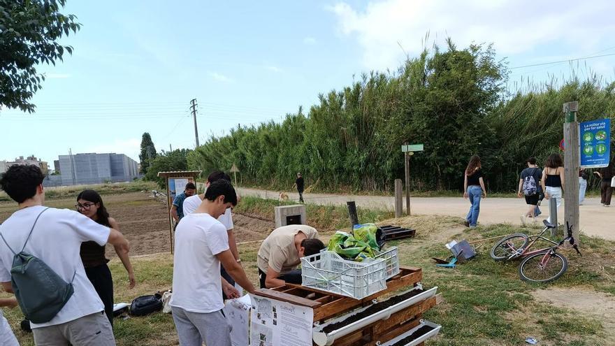 Estudiants de la UdG presenten cinc prototips innovadors per reactivar les hortes de Salt