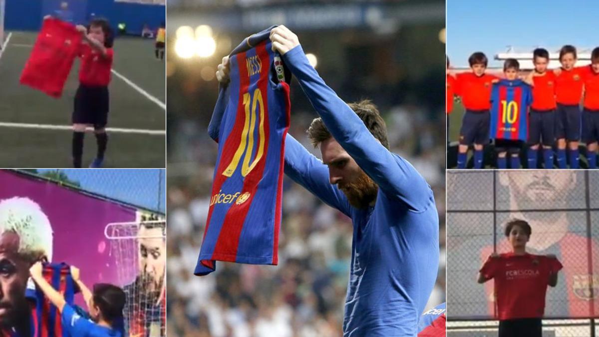 Mítica celebración de Messi en el Bernabéu