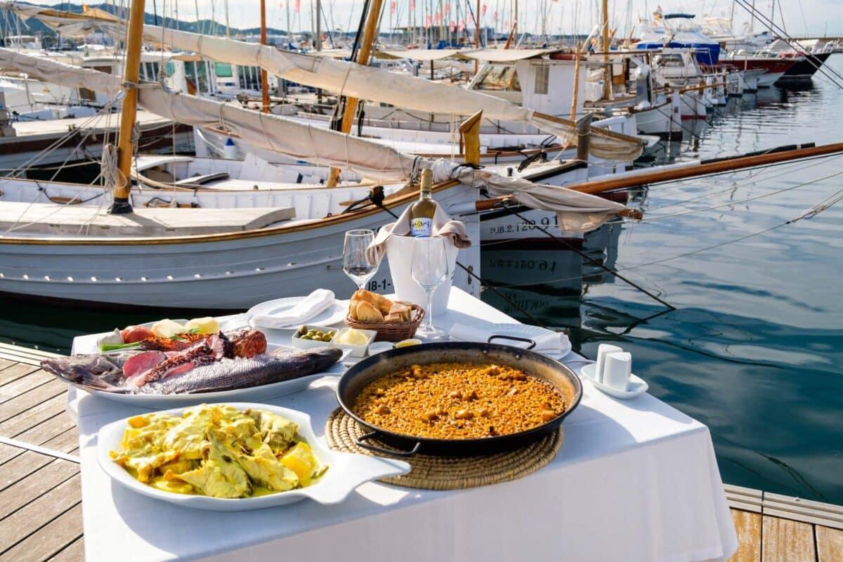 The traditional Ibiza fish stew: bullit de peix.