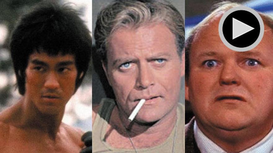 Bruce Lee, Vic Morrow y Roy Kinnear