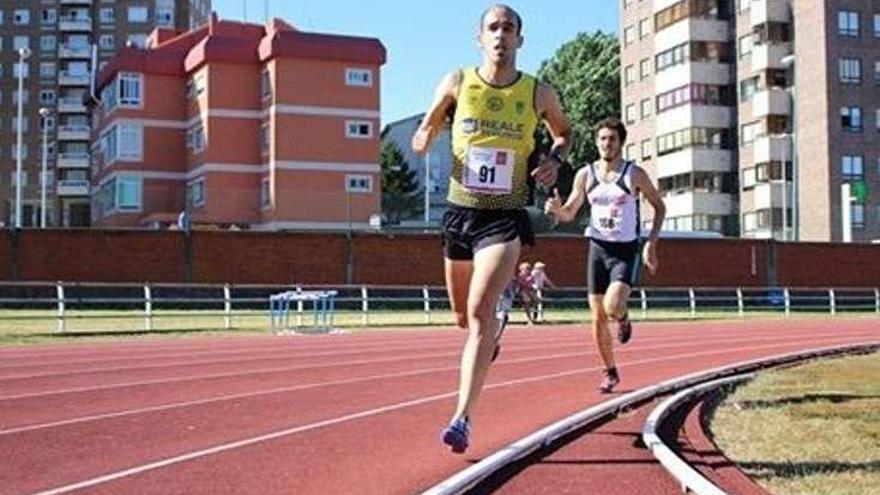 Bugarín, durante el 1.500 del autonómico de Ourense.