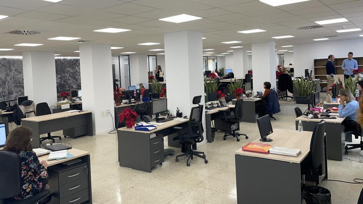 Las nuevas oficinas de licencias situadas en los Pisos Azules