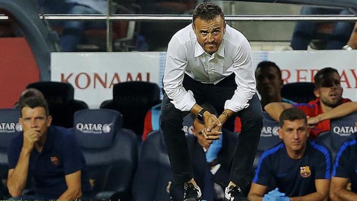 Luis Enrique prepara rotaciones