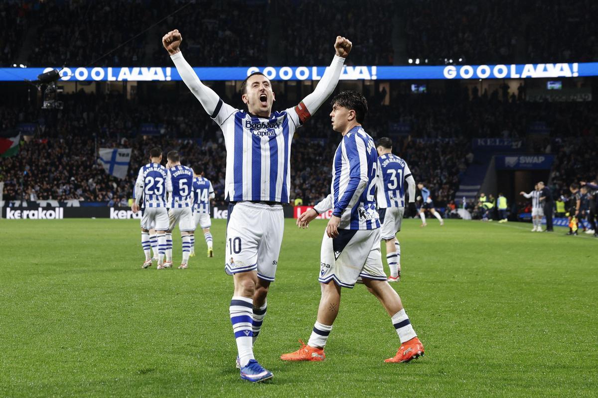 Mikel Oyarzabal, capitán y goleador de la Real Sociedad