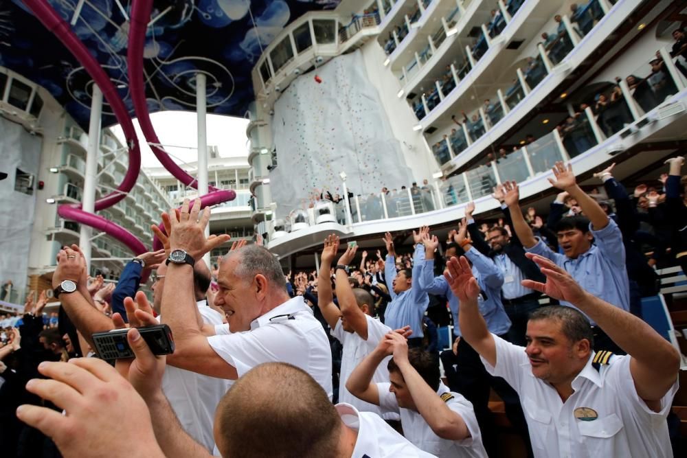 Presentación del 'Harmony of the Seas', el mayor crucero del mundo