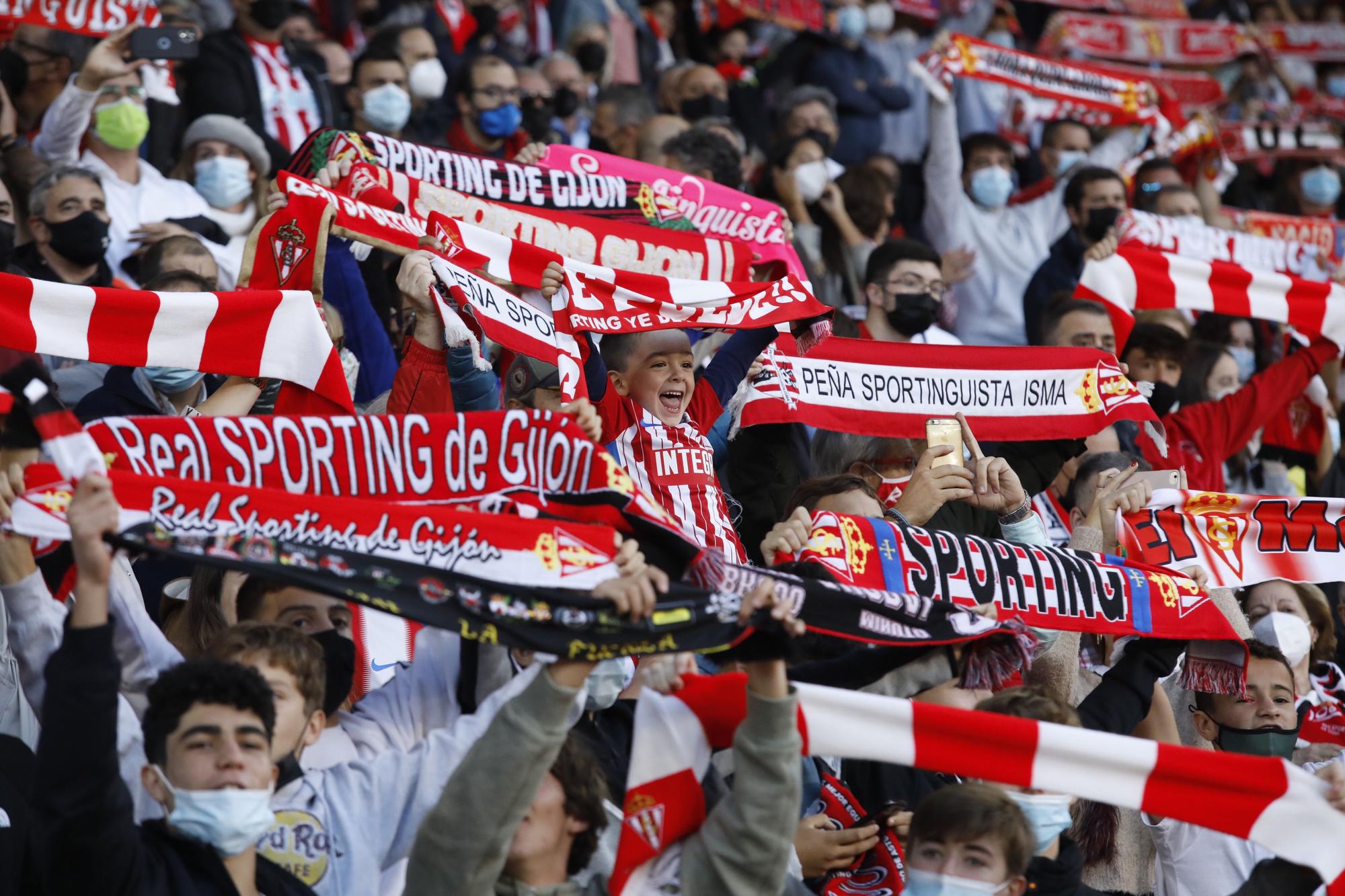 Sporting - Valladolid, en imágenes