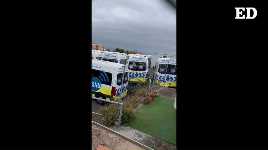 Vandalism at Tenerife Medical Transport Facility Disrupts Patient Care
