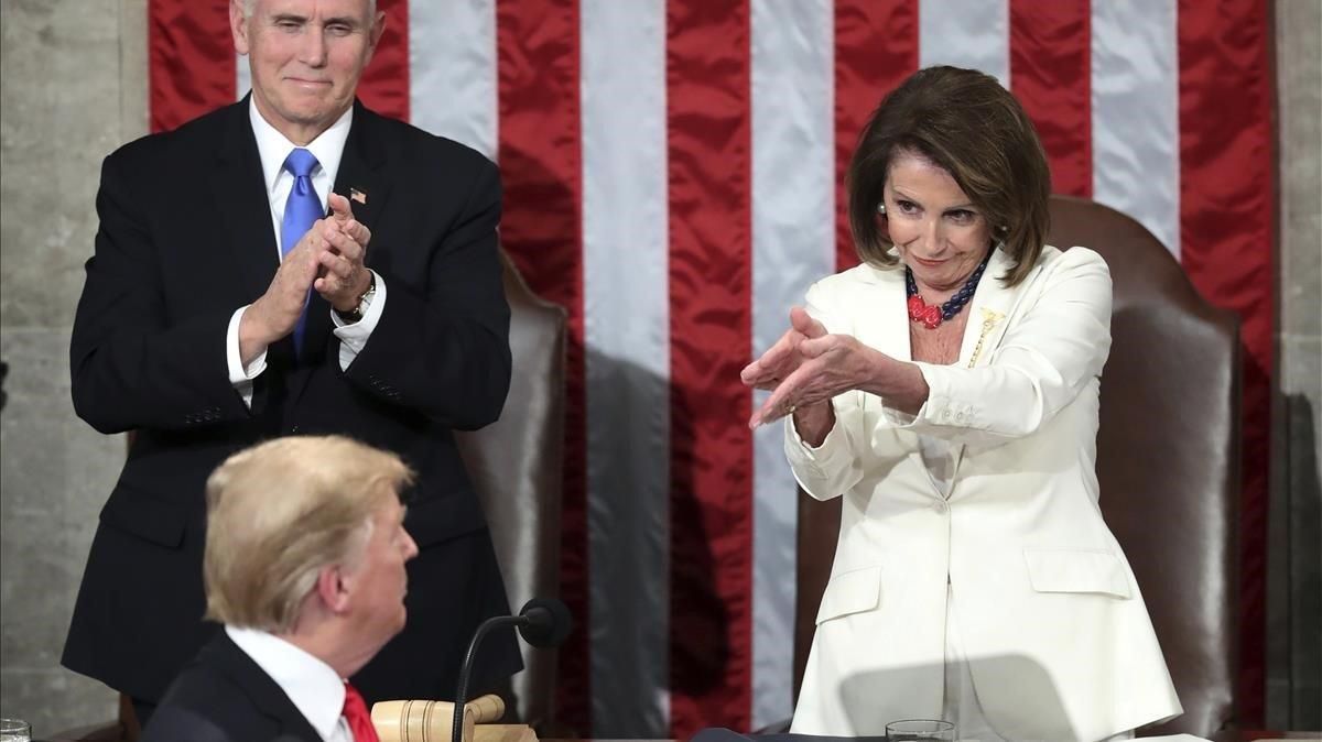 zentauroepp51228845 president donald trump turns to house speaker nancy pelosi o191205150758 zentauroepp51228845 president donald trump turns to house speaker nancy pelosi o191205150758