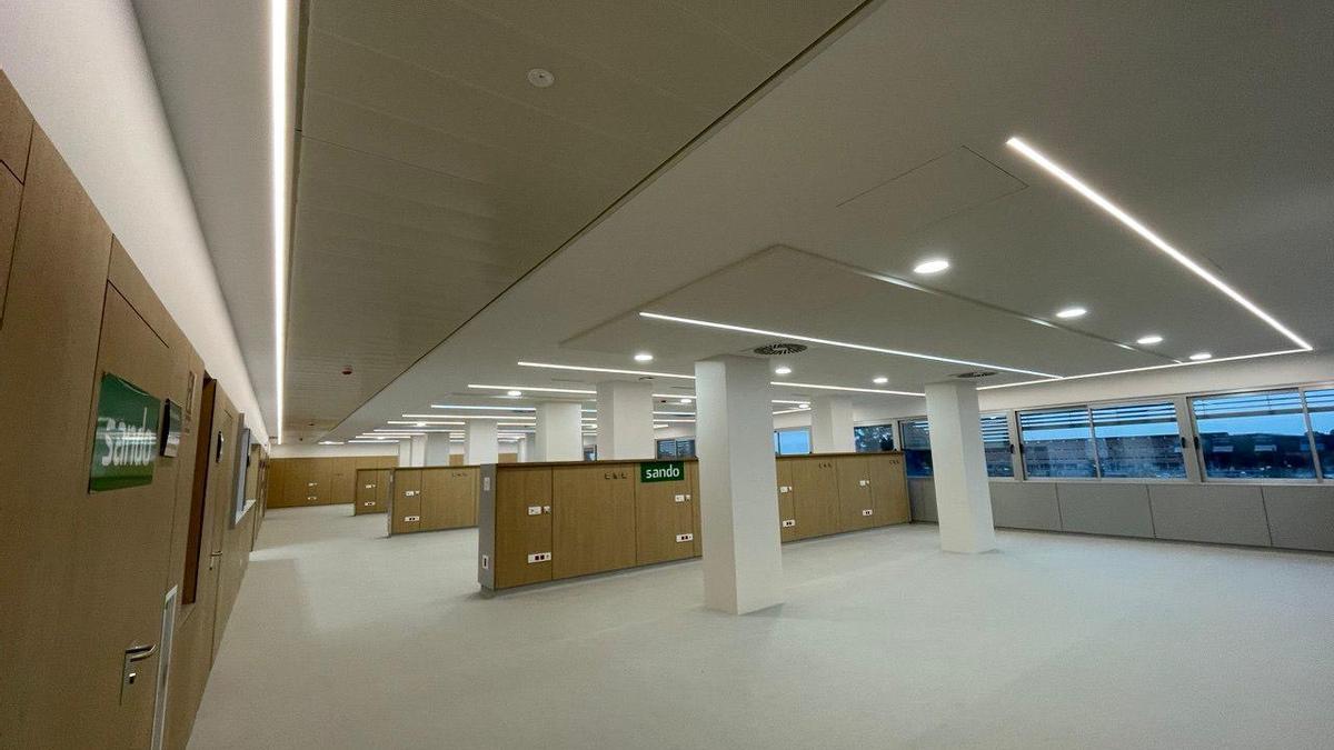 Interior del nuevo Hospital de Día Oncohematológico del Clínico