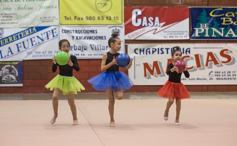 Exhibición de la Escuela de gimnasia rítmica