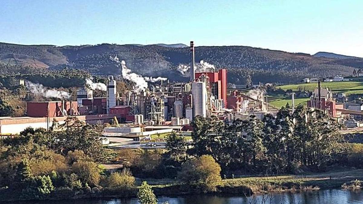 Factoría de Ence en Navia.
