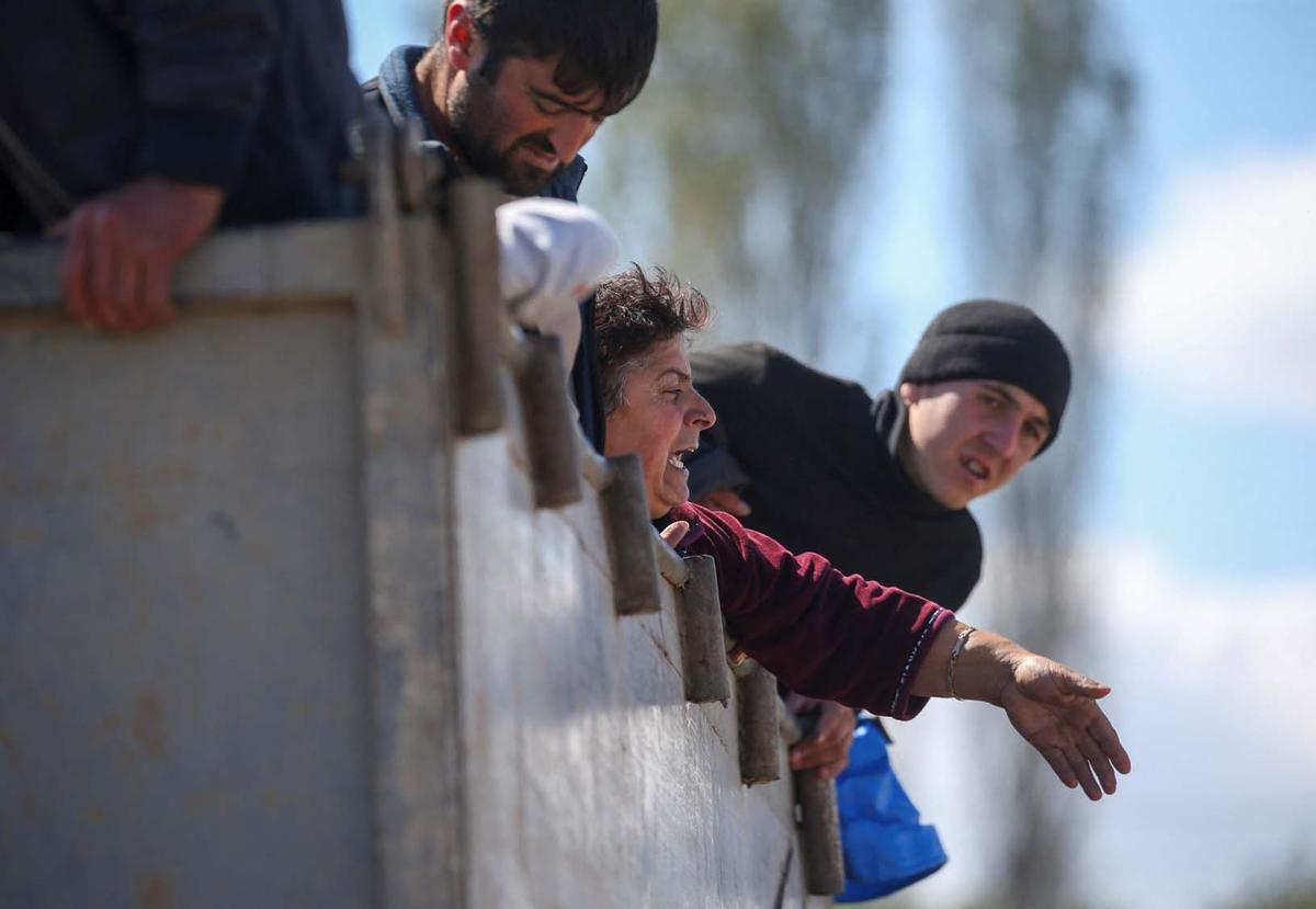 Los refugiados de Alto Karabaj llegan a Kornidzor