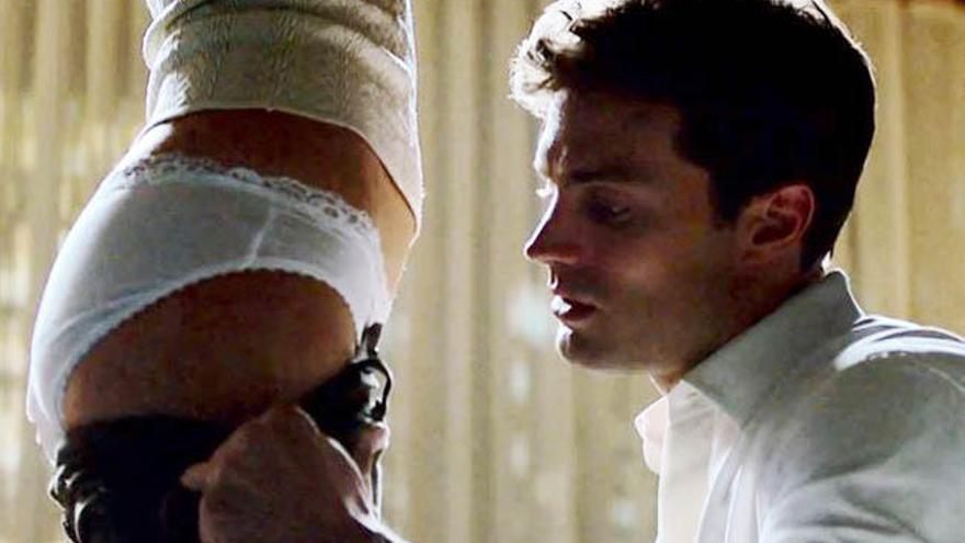 Una imagen del tráiler de &#039;50 sombras de Grey&#039;.